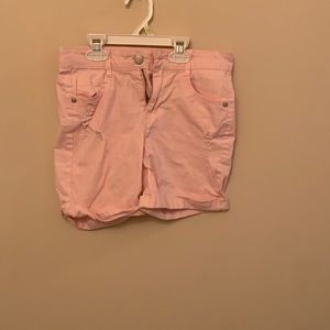 Light pink shorts